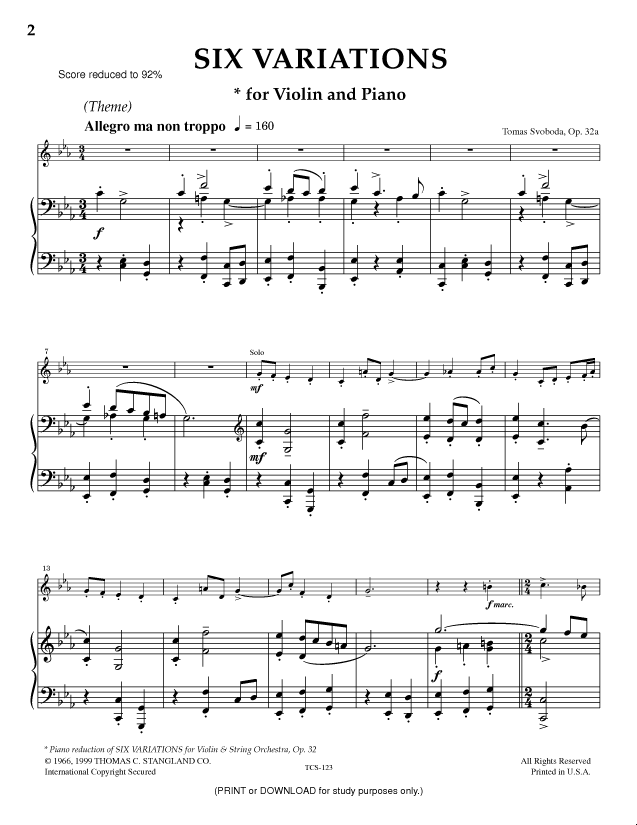 Sheet music